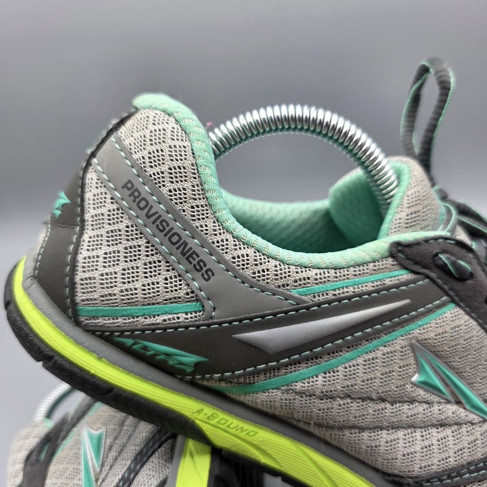 Altra Provisioness Running Shoes Womens 6.5 Gray Green Sneakers Athletic Walking - Picture 9 of 13